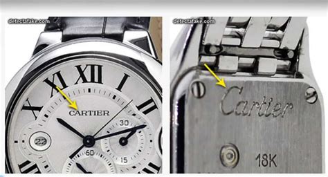 vintage cartier watch real or fake|how to tell a fake cartier watch.